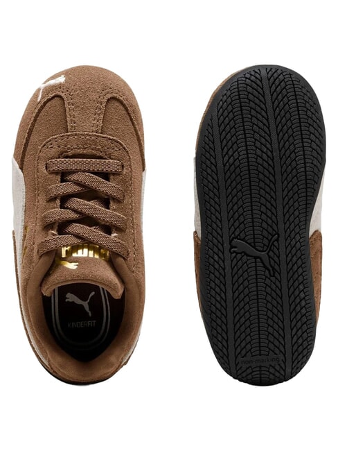 SPEEDCAT OG INF Baskets pour premiers pas ivoire givr&eacute; au caf&eacute; haute - Chaussures de b&eacute;b&eacute;