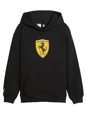 FERRARI Sweatshirt &agrave; capuche noir - B&eacute;b&eacute; Sweat