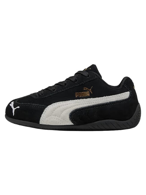 SPEEDCAT OG PS Baskets en cuir mixte noir et blanc - Chaussures de b&eacute;b&eacute;
