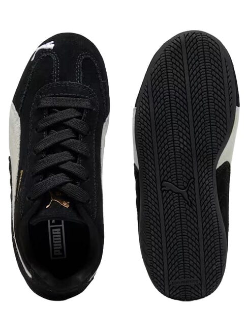 SPEEDCAT OG PS Baskets en cuir mixte noir et blanc - Chaussures de b&eacute;b&eacute;