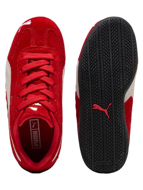 SPEEDCAT OG PS Baskets en cuir mixte pour toujours rouge et blanc - Chaussures de b&eacute;b&eacute;