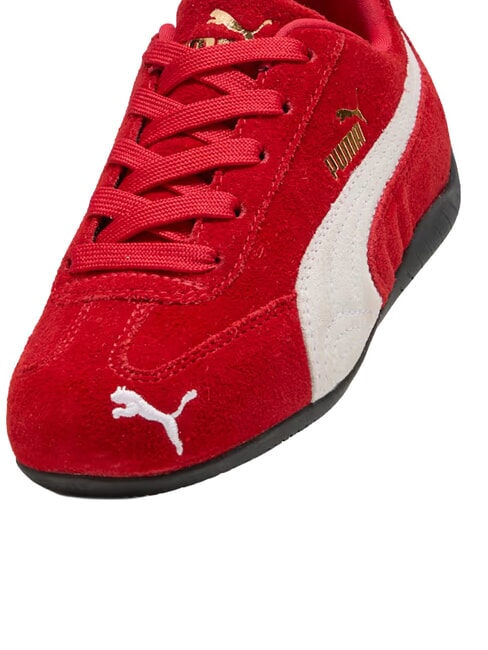 SPEEDCAT OG PS Baskets en cuir mixte pour toujours rouge et blanc - Chaussures de b&eacute;b&eacute;