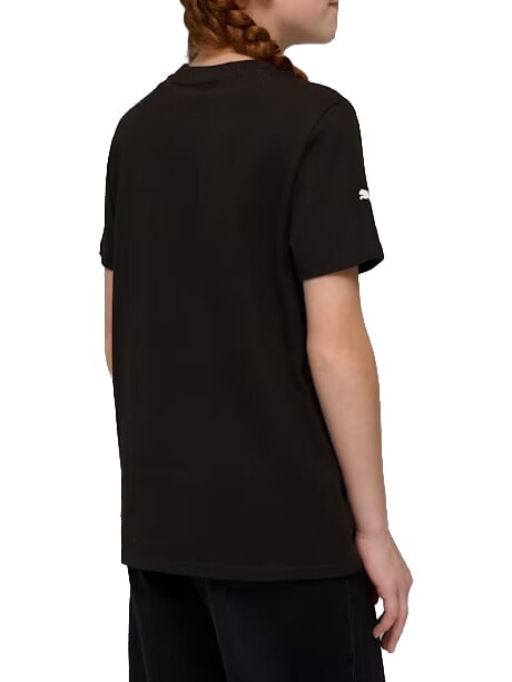 FERRARI T-shirt en coton &agrave; manches courtes noir - Tee-shirt enfant