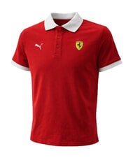 PUMA FERRARI RACE polo &agrave; manches courtes rouge de course - Tee-shirt enfant - 2