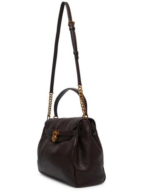 HAMILTON MODERNE Sac &agrave; main avec bandouli&egrave;re chocolat - Sacs pour Femme