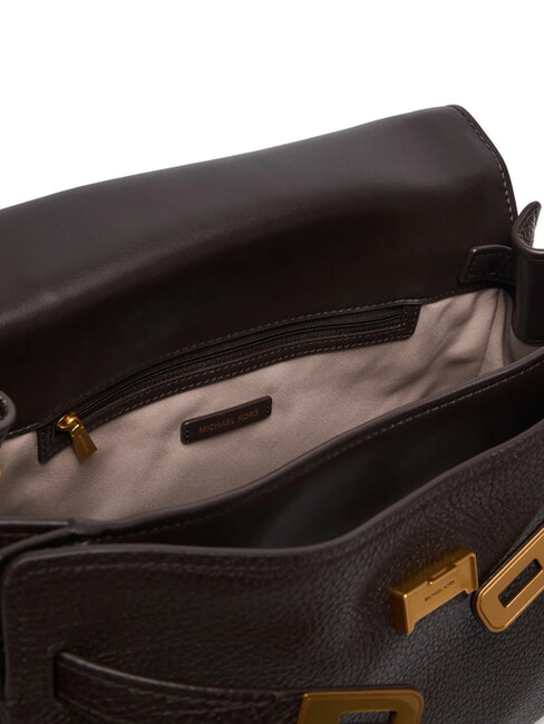 HAMILTON MODERNE Sac &agrave; main avec bandouli&egrave;re chocolat - Sacs pour Femme