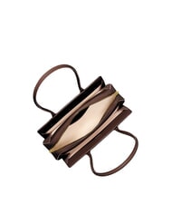 MICHAEL KORS LAILA Sac bandouli&egrave;re en cuir chocolat - Sacs pour Femme - 4