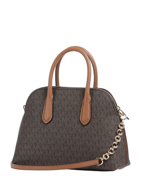 FREDDIE M Sac &agrave; main avec bandouli&egrave;re brun/gland - Sacs pour Femme