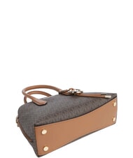 MICHAEL KORS FREDDIE M Sac &agrave; main avec bandouli&egrave;re brun/gland - Sacs pour Femme - 3