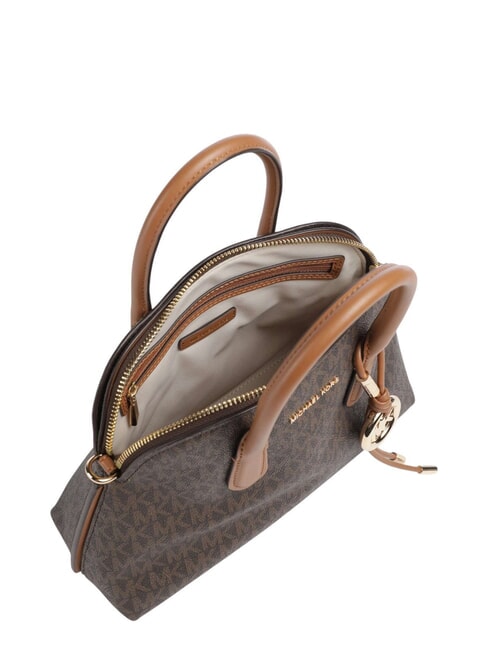 FREDDIE M Sac &agrave; main avec bandouli&egrave;re brun/gland - Sacs pour Femme