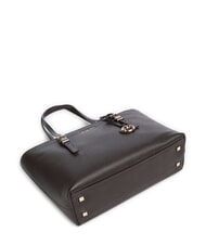 MICHAEL KORS QUINN Sac cabas moyen en cuir chocolat - Sacs pour Femme - 4