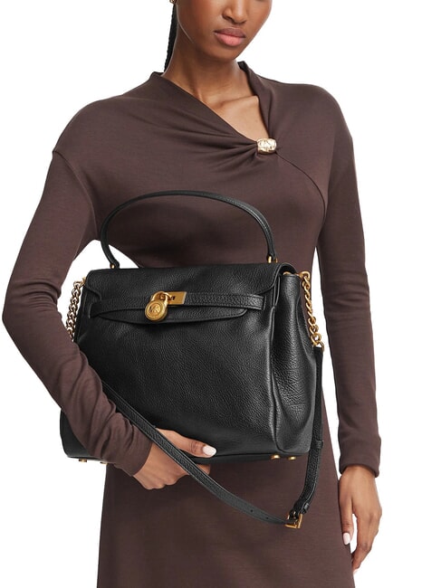 HAMILTON MODERNE Sac &agrave; main avec bandouli&egrave;re noir - Sacs pour Femme