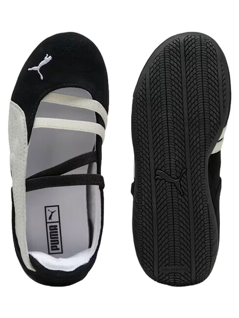 SPEEDCAT BALLET SD PS Ballerines noir-blanc-blanc chaud - Chaussures de b&eacute;b&eacute;