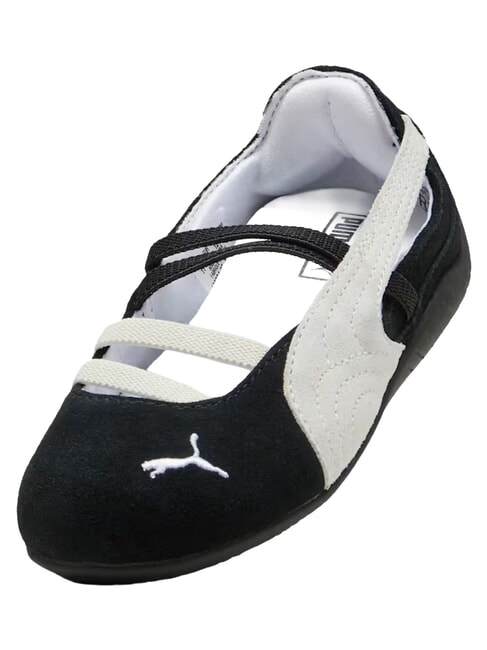 SPEEDCAT BALLET SD PS Ballerines noir-blanc-blanc chaud - Chaussures de b&eacute;b&eacute;