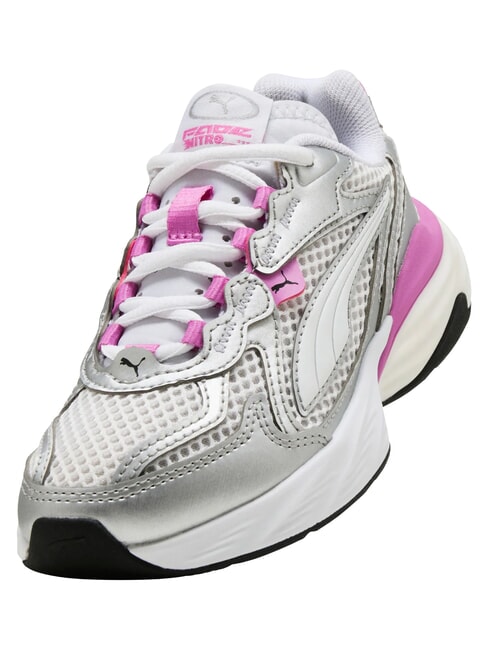 FADE NITRO LS PS Baskets pop mauve argent&eacute; - Chaussures de b&eacute;b&eacute;