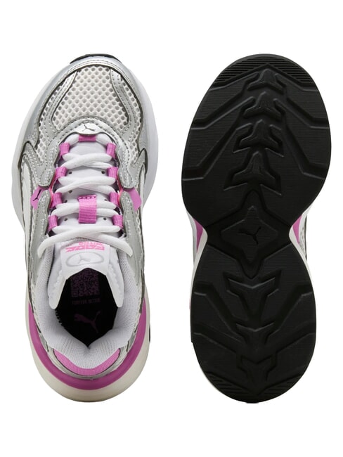 FADE NITRO LS PS Baskets pop mauve argent&eacute; - Chaussures de b&eacute;b&eacute;