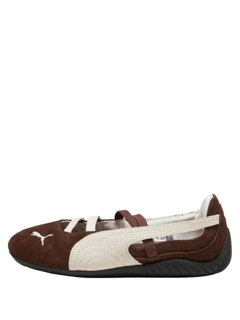 SPEEDCAT BALLET SD PS Ballerines brun ch&acirc;taigne blanc chaud - Chaussures de b&eacute;b&eacute;