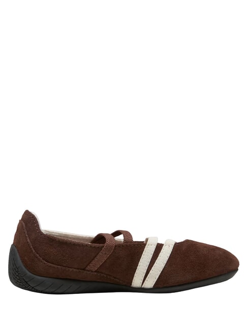 SPEEDCAT BALLET SD PS Ballerines brun ch&acirc;taigne blanc chaud - Chaussures de b&eacute;b&eacute;