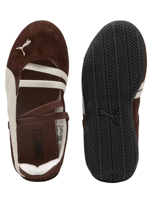 SPEEDCAT BALLET SD PS Ballerines brun ch&acirc;taigne blanc chaud - Chaussures de b&eacute;b&eacute;