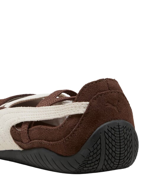 SPEEDCAT BALLET SD PS Ballerines brun ch&acirc;taigne blanc chaud - Chaussures de b&eacute;b&eacute;