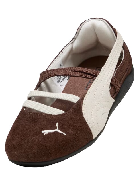 SPEEDCAT BALLET SD PS Ballerines brun ch&acirc;taigne blanc chaud - Chaussures de b&eacute;b&eacute;