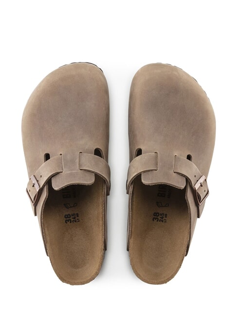BOSTON Sandales unisexes en cuir tabac brun - Chaussures unisexe