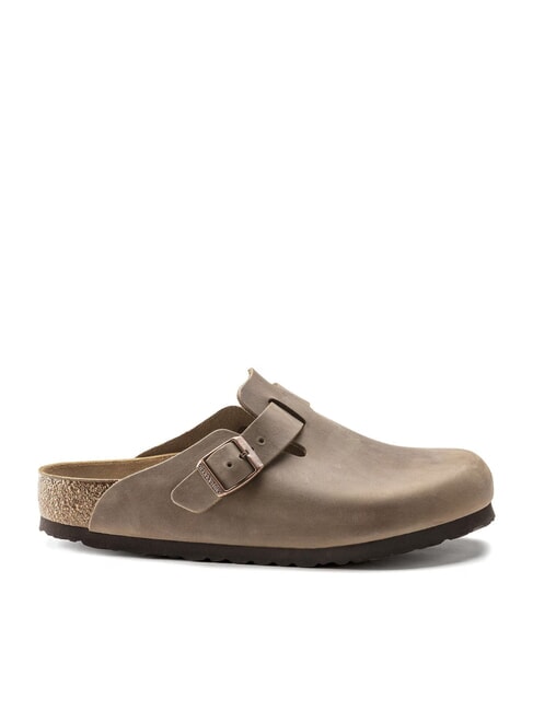 BOSTON Sandales unisexes en cuir tabac brun - Chaussures unisexe