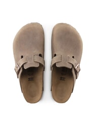 BIRKENSTOCK BOSTON Sandales unisexes en cuir tabac brun - Chaussures unisexe - 3