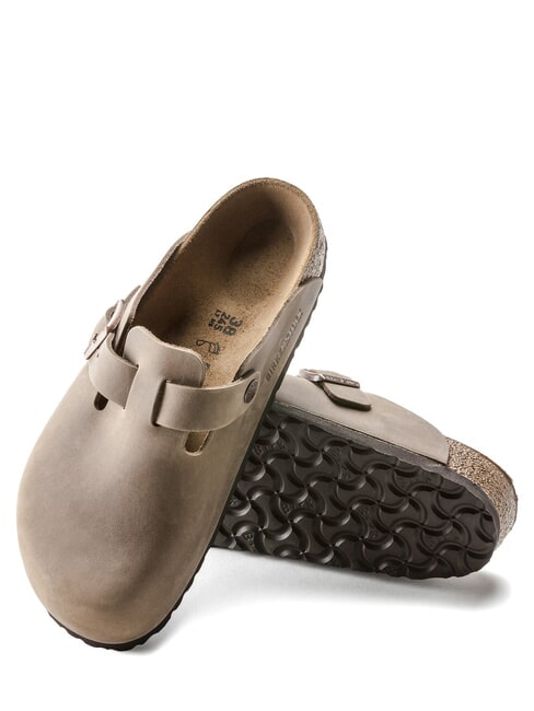 BOSTON Sandales unisexes en cuir tabac brun - Chaussures unisexe