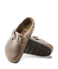 BIRKENSTOCK BOSTON Sandales unisexes en cuir tabac brun - Chaussures unisexe - 4