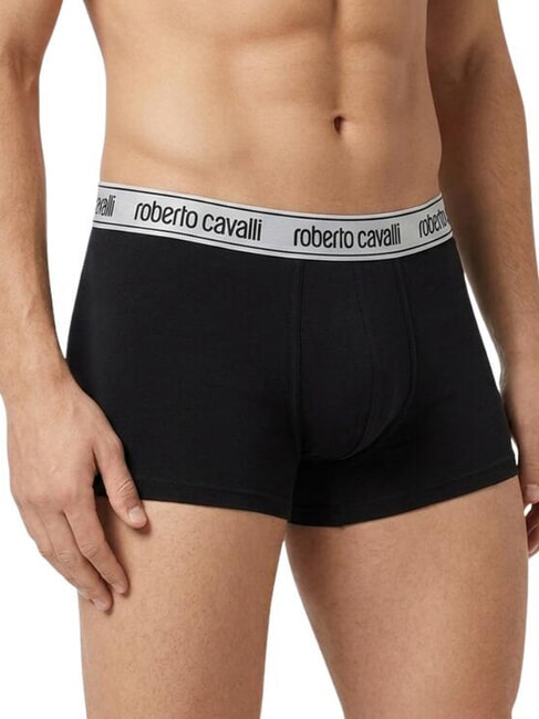 ALL-OVER ELASTIC Lot de 3 paires de boxers noir - Slip homme
