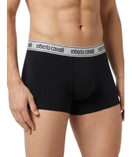 CAVALLI ALL-OVER ELASTIC Lot de 3 paires de boxers noir - Slip homme - 2