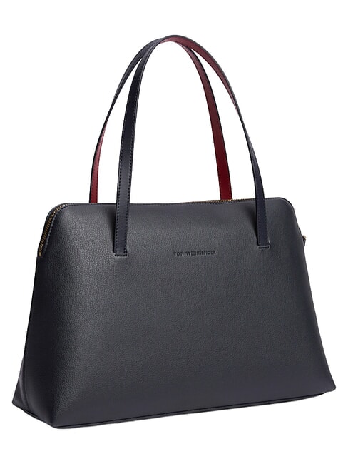 TH BUCKLE sac cabas &agrave; bandouli&egrave;re bleu de l'espace - Sacs pour Femme