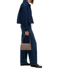 TOMMY HILFIGER TH JACQUARD sac bandouli&egrave;re mousse de toundra - Sacs pour Femme - 2
