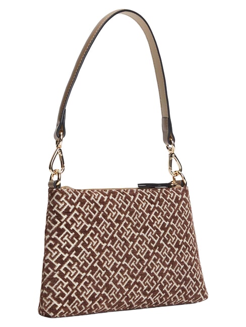 TH JACQUARD sac bandouli&egrave;re mousse de toundra - Sacs pour Femme