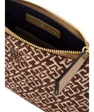 TOMMY HILFIGER TH JACQUARD sac bandouli&egrave;re mousse de toundra - Sacs pour Femme - 4