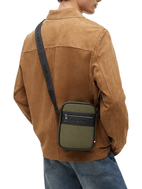 TH REPREVE sac bandouli&egrave;re olive platine - Sacs en Bandouli&egrave;res pour Homme