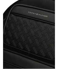 TOMMY HILFIGER TH MODERN Sac &agrave; dos avec double poche avant le noir - Sacs &agrave; dos pour l'&Eacute;cole & les Loisirs - 5