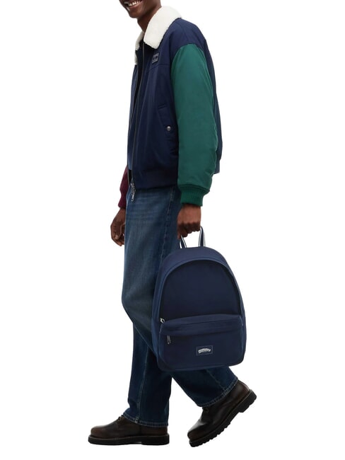 TJM COLLEGIATE Sac &agrave; dos avec poche avant marine nuit noire - Sacs &agrave; dos pour l'&Eacute;cole & les Loisirs