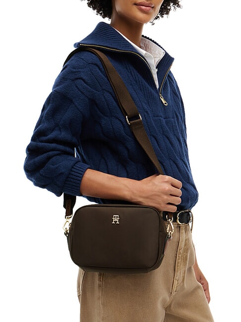POPETTE Mini sac &agrave; bandouli&egrave;re pour appareil photo fondant brun - Sacs pour Femme