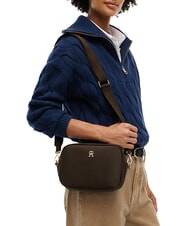 TOMMY HILFIGER POPETTE Mini sac &agrave; bandouli&egrave;re pour appareil photo fondant brun - Sacs pour Femme - 2