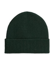 TOMMY HILFIGER TH FLAG Bonnet en coton avec revers majestueux m&eacute;lange d'&eacute;meraude - Bonnets - 2