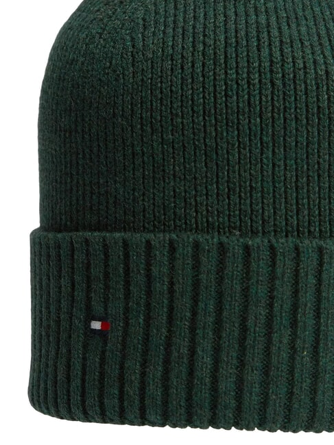 TH FLAG Bonnet en coton avec revers majestueux m&eacute;lange d'&eacute;meraude - Bonnets