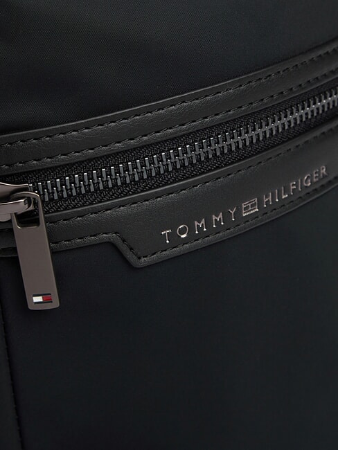 TH NYLON Sac avec poche avant le noir - Sacs en Bandouli&egrave;res pour Homme