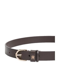 TOMMY HILFIGER ESSENTIAL EFFORTLESS Ceinture en cuir fabriqu&eacute;e en Italie - Ceintures