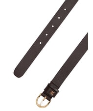 TOMMY HILFIGER ESSENTIAL EFFORTLESS Ceinture en cuir fabriqu&eacute;e en Italie bois carbonis&eacute; - Ceintures - 3
