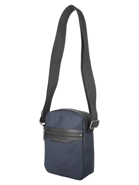 TH NYLON Sac avec poche avant bleu de l'espace - Sacs en Bandouli&egrave;res pour Homme