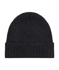 TOMMY HILFIGER TH FLAG Bonnet en coton avec revers gris anthracite - Bonnets - 2