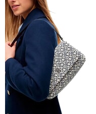 TOMMY HILFIGER TH JACQUARD sac bandouli&egrave;re bleu de l'espace - Sacs pour Femme - 2