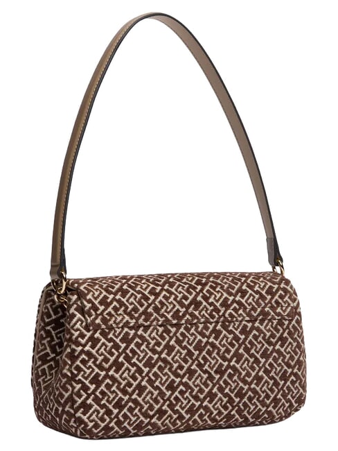 TH JACQUARD sac bandouli&egrave;re mousse de toundra - Sacs pour Femme